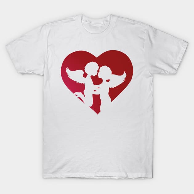 in love angels T-Shirt by Kisho